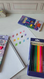 12-color Elfird triangular colored pencils