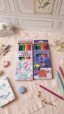 12-color Elfird triangular colored pencils