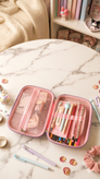 Large tablet pencil case with Kuromi and Labubu designs