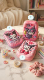 Large Tablet Pencil Case – Kuromi & Labubu