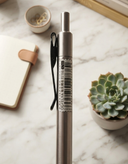 Metallic design mechanical pencil in gray gold and copper colors